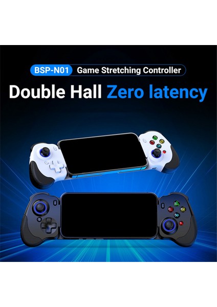 N01 Kablolu Germe Kontrol Cihazı Tip C Android I15 Mobil Yayın Bilgisayarı Bulut Oyun Kumandası Sıfır Gecikmeli Joystick Beyaz (Yurt Dışından) indirimleri