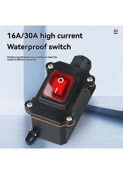 IP68 Su Geçirmez Tekne Salıncak Anahtarı 12-24V 30A LED Işıklı Su Geçirmez Anahtar Güç Düğmesi Açma/kapama (Yurt Dışından) indirimleri