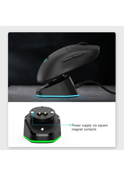 Logitech G Pro x Superlight 2 Dex G502X Plus G903 G703 Pro2 Lightspeed Oyun Faresi Yerleştirme Istasyonu Için Fare Şarj Standı (Yurt Dışından) fırsatları