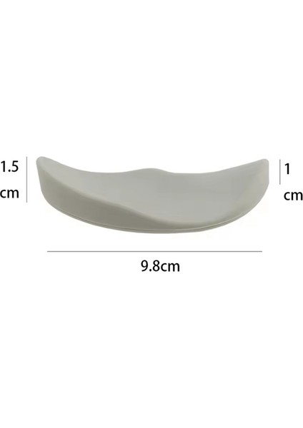 Ergonomik El Koruyucu Mouse Pad G80 Silikon Jel Streamline Bilek Desteği Mat Bilgisayar Mousepad Ofis Siyah (Yurt Dışından) fırsatları