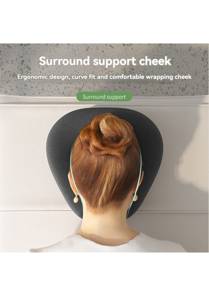 Hafızalı Köpük Nefes Alabilen Baş Yastığı Ergonomisi Yatma Yastığı Destek Yastığı Vücut Masajı Yüz Yastığı A (Yurt Dışından) fırsatları