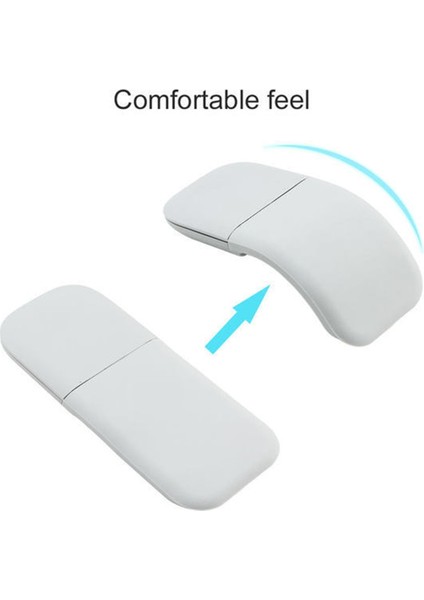 Kablosuz Katlanabilir Arc Touch Fare Ultra Ince Sessiz Ofis Pc Dizüstü Bilgisayar Beyaz (Yurt Dışından) fiyatları