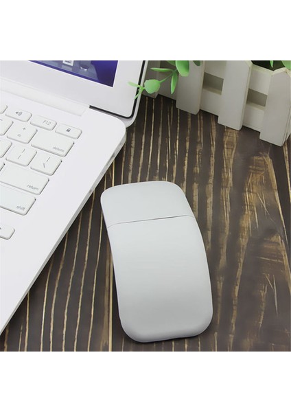Kablosuz Katlanabilir Arc Touch Fare Ultra Ince Sessiz Ofis Pc Dizüstü Bilgisayar Beyaz (Yurt Dışından) modelleri
