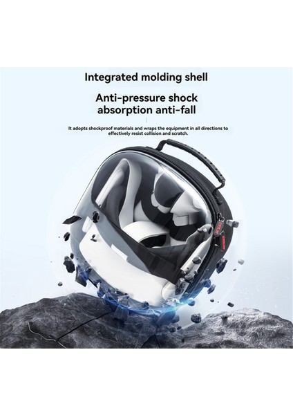 Oculus Meta Quest 3s/quest 3/quest 2 Vr Başlığı ve Dokunmatik Kontrol Cihazı Kılıfı Vr Aksesuarları Gri Taşıma Çantası (Yurt Dışından) modelleri