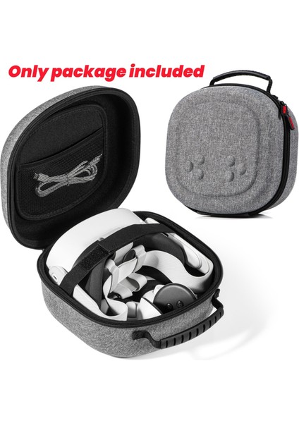 Oculus Meta Quest 3s/quest 3/quest 2 Vr Başlığı ve Dokunmatik Kontrol Cihazı Kılıfı Vr Aksesuarları Gri Taşıma Çantası (Yurt Dışından) fırsatları