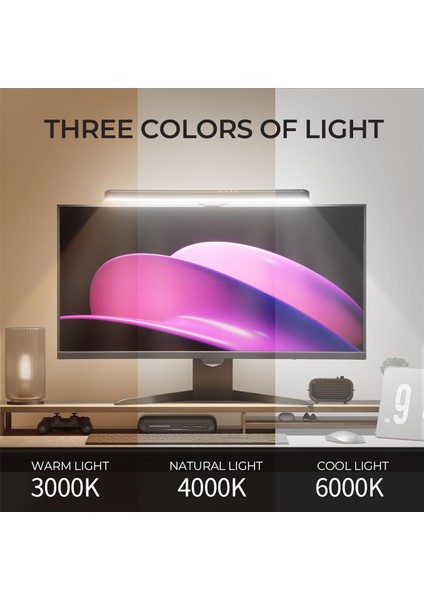 Rgb Monitör Işık Çubuğu Kavisli Bilgisayar Monitör Lambası Göz Bakımı Için Işık Kaynağı Monitör Arka Aydınlatması Ev Ofis Oyunu (Yurt Dışından) modelleri