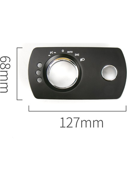 Mercedes-Benz Ml-Class Gl-Class W164 Için Far Anahtarı Paneli Trim Far Düğmesi Paneli 4 Delikli (Yurt Dışından) fiyatları