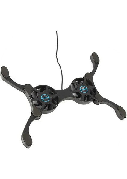 7-15 Inç Dizüstü Bilgisayar Soğutucusu Için Çift Fanlı Dizüstü Bilgisayar Standı USB ile Çalışan Katlanabilir Soğutma Pedi Dizüstü Bilgisayar Soğutucu (Yurt Dışından) indirimleri