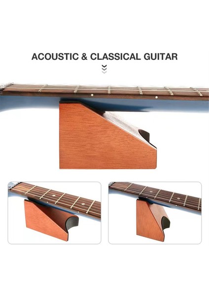 2'si 1 Arada Profesyonel Gitar Boyun Desteği Destek Yastığı Elektrik Akustik Bas Telli Çalgı Gitar Temizleme Lutçu Onarım Aracı (Yurt Dışından) fırsatları