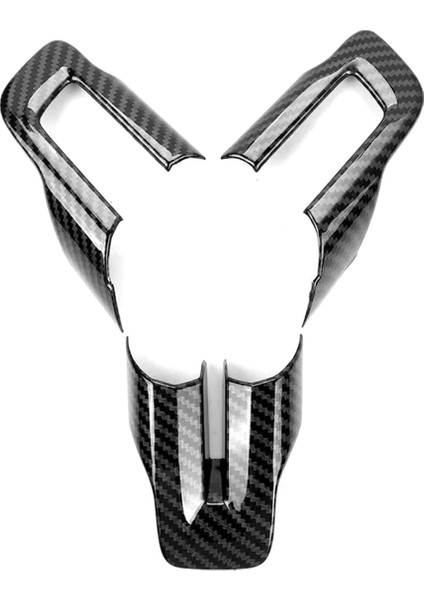 Ford Mustang 2016-2023 Iç Dekorasyon Stili Için Karbon Fiber Siyah Direksiyon Simidi Kılıfı Döşemesi (Yurt Dışından) fiyatları