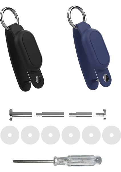 Samsung Galaxy Smarttag2 Takip Cihazı Kılıfı Için Silikon Kılıf Anahtarlıklı Kayıp Önleyici Koruyucu Kılıf Siyah (Yurt Dışından) fiyatları