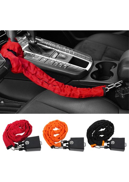 Emniyet Kemeri Tokalı Araba Direksiyon Kilidi, Kamyon ve Araba Için Sağlam Kilit, Hırsızlık Önleyici, Turuncu (Yurt Dışından) modelleri