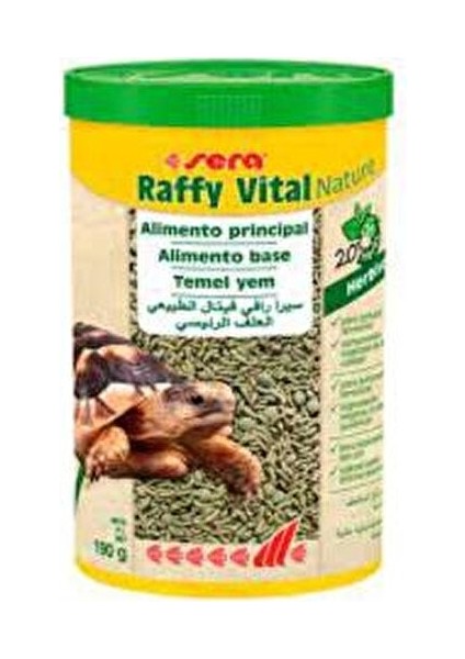 Raffy Vital Kaplumbağa Yemi 1000 Ml Doğal Bitkisel İçerik ile Dengeli Beslenme fiyatları