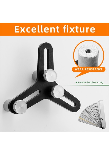 2-5 Inç Çaplardaki Delikler Için Evrensel Piston Segmanı Kareleme Aleti, Alüminyum Motor Piston Segmanı Uç Boşluğu Kareleme Aleti (Yurt Dışından) modelleri