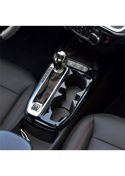 Chevrolet Seeker Trax 2023 2024 Orta Kontrol Vites Paneli Kapağı Su Bardağı Çerçevesi Döşeme Aksesuarları, Abs Karbon (Yurt Dışından) modelleri