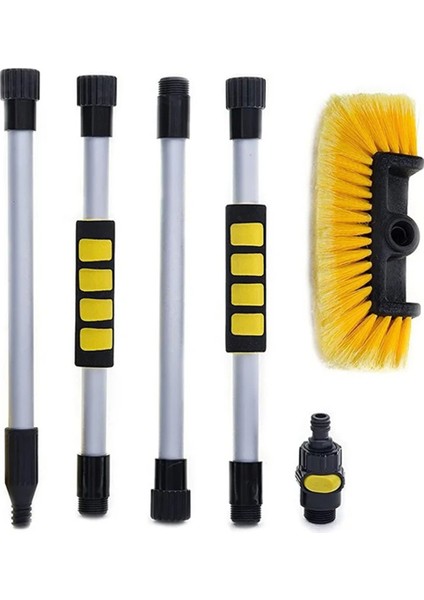 Araba Otomatik Teleskopik Uzun Çubuk Sprey Su Fırçası Otomatik Ön Cam Silme Temizleyici Yıkama Aleti (Yurt Dışından)