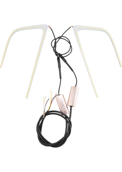 Subaru Wrx ve Stı 2015-2018 Için Çift Renkli Beyaz/kehribar LED C Halkası Devre Kartı Far/dönüş Sinyal Lambaları (Yurt Dışından) fırsatları