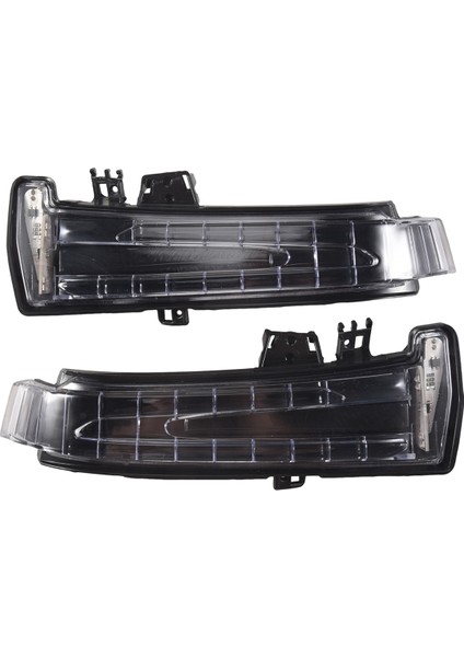 Mercedes W204 W212 W221 LED Yan Ayna Işaretleyici Dönüş Sinyal Lambası Merceği 2129067401 2129067501 Için Çift (Yurt Dışından) modelleri