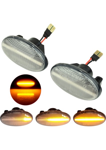 Mercedes-Benz Smart W450 A-Serisi Vito Için Beyaz Dönüş Sinyal Lambası Dinamik Yan Yanıp Sönen Sinyal Lambası 688200121 (Yurt Dışından) indirimleri