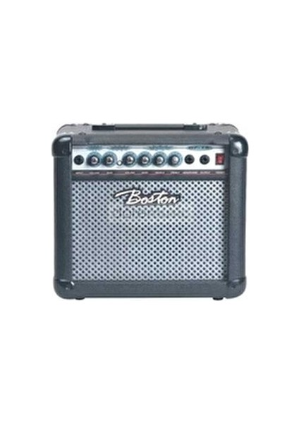 Kombo Elektro Gitar Amfisi 15 Watt Çıkış Gücüyle Siyah Renk Model GF15 modelleri