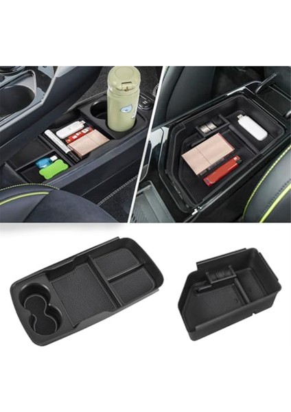 Kia Ev6 2022 2023 2024 Orta Konsol Saklama Kutusu Alt Tepsi Kol Dayanağı Saklama Kutusu Bardak Tutucu (Yurt Dışından) fiyatları