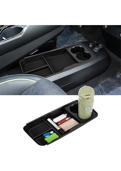 Kia Ev6 2022 2023 2024 Orta Konsol Saklama Kutusu Alt Tepsi Kol Dayanağı Saklama Kutusu Bardak Tutucu (Yurt Dışından) indirimleri