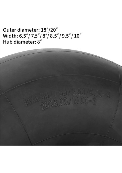 Atv Kar Küreme Makinesi, Golf Arabası, Tubeless Dış Lastiği Değiştirin, Bisiklet Parçaları Için 18X8.50/9.50-8 20X8.0/10.0-8 TR13 Iç Lastik (Yurt Dışından) fiyatları