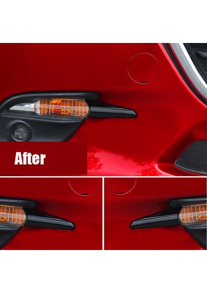 Mazda 3 Axela 2017 Ön Sis Farı Kaş Kapağı Trim Sticker Gündüz Farı Dekorasyon Kapakları (Yurt Dışından) fiyatları