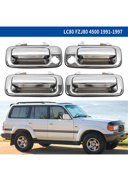 Toyota Land Cruiser 80 LC80 FZJ80 4500 1991-1997 Araç Dış Ön Arka Kapı Kolu Dış Kapı Kolu (Yurt Dışından)