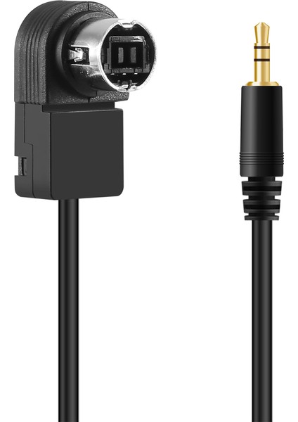 Alpıne/jvc Ai-Net 4ft 100CM Aux Araç Ses Kablosu Için 3,5 mm Araba Stereo Mini Jak Telefon Adaptörüne Uygun (Yurt Dışından)