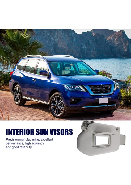 Nissan Pathfinder R52 2013-2018 Infiniti QX60 JX35 2013-2017 Gri Için Sol Araç Içi Güneşlik (Yurt Dışından) indirimleri