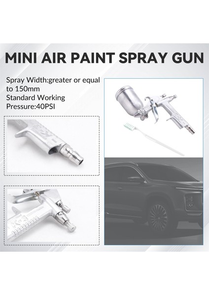 Elektrikli Alet Sprey Tabancası 0,5 mm Nozul K-3 Sprey Tabancası Mini Hava Boya Sprey Tabancası Airbrush Araba Aerografı Boyama Için (Yurt Dışından) indirimleri