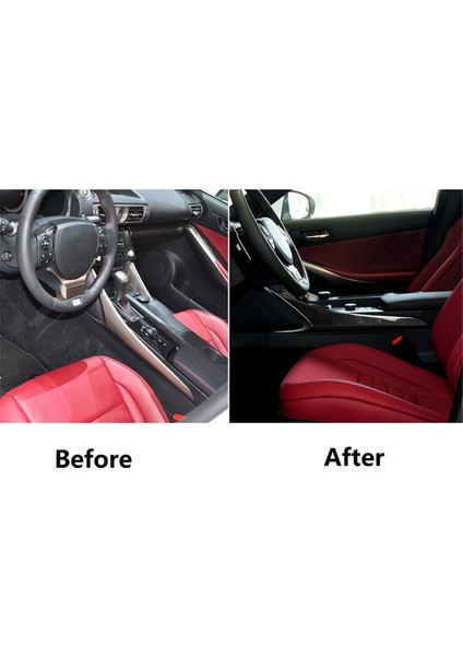 Lexus IS250 IS200T IS300 IS350 2013-2019 Karbon Fiber Orta Konsol Yan Vites Değiştirme Çerçevesi Kapağı Döşeme Aksesuarları (Yurt Dışından) modelleri