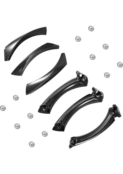 Bmw 3 Serisi E90 E91 E92 316 318 320 325 328I 2004-2012 Rhd Karbon Fiber Desenli Kapı Çekme Kolu Takımı Değişimi (Yurt Dışından) fırsatları