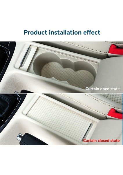 Skoda Superb 2009-2015 Gri Iç Mekan Orta Konsol Stor Perde Su Bardağı Tutucu Kılıfı (Yurt Dışından) fiyatları