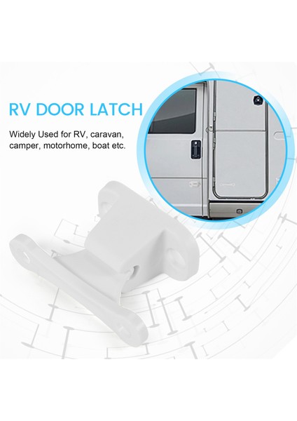 Kapı Tutma Kiti T Şeklinde Kapı Durdurucu Tutma Mandalı Karavan Karavan Tekne Kapı Tutma Tutucu Beyaz (Yurt Dışından) indirimleri