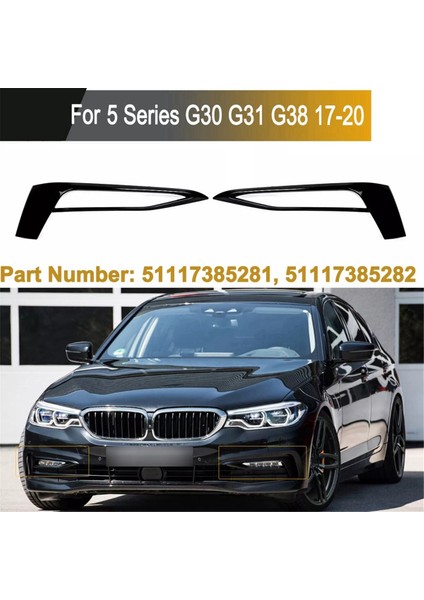 Bmw 5 Serisi G30 G38 Sport 2016-2020 Için Ön Tampon Sis Farı Izgarası Döşemesi (Yurt Dışından) indirimleri