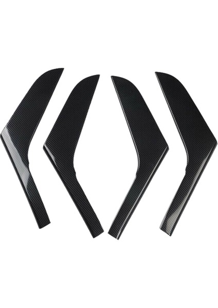 Golf 6 Mk6 -2008-2012 Aksesuarları Için Karbon Fiber Araç Iç Kapı Kol Dayanağı Çekme Kolu Şerit Kapağı Döşemesi (Yurt Dışından)
