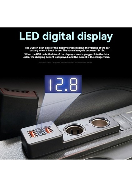 Volkswagen Golf 7 Mk7 Iç Mekan Modifikasyon Aksesuarları Lhd Için Araba Çakmak Ayırıcı Fiş Adaptörü Hızlı Şarj (Yurt Dışından) fiyatları