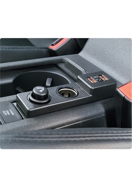 Volkswagen Golf 7 Mk7 Iç Mekan Modifikasyon Aksesuarları Lhd Için Araba Çakmak Ayırıcı Fiş Adaptörü Hızlı Şarj (Yurt Dışından) modelleri