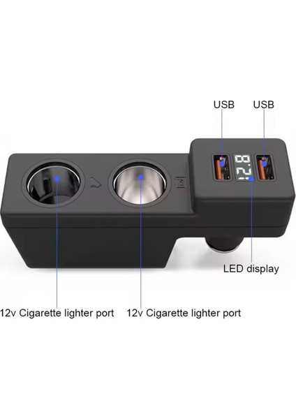 Volkswagen Golf 7 Mk7 Iç Mekan Modifikasyon Aksesuarları Lhd Için Araba Çakmak Ayırıcı Fiş Adaptörü Hızlı Şarj (Yurt Dışından) indirimleri