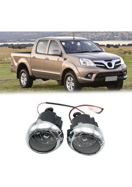 Foton Pickup Tunland E3 E5 Için Ampullü Araç Sol Ön Tampon Sis Farı Montajı Sürüş Lambası Sis Farı (Yurt Dışından) modelleri