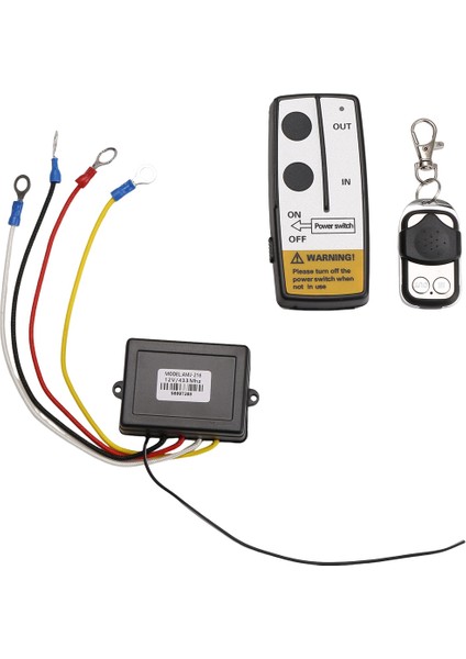 Kamyon, Jeep, Atv, Warn Ramsey Için 12V 12VOLT 50FT Vinç Kablosuz Uzaktan Kumanda Seti (Yurt Dışından)