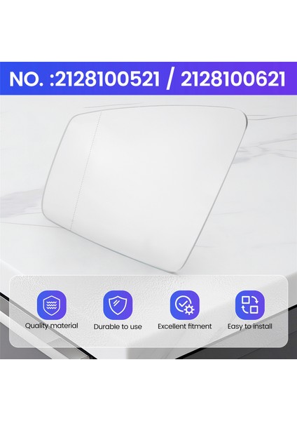 Mercedes-Benz Bces Gla Glk Sınıfı W204 W212 W221 Için Sağ+Sol Taraf Dikiz Aynası Camı Merceği 2128100521 2128100621 (Yurt Dışından) indirimleri