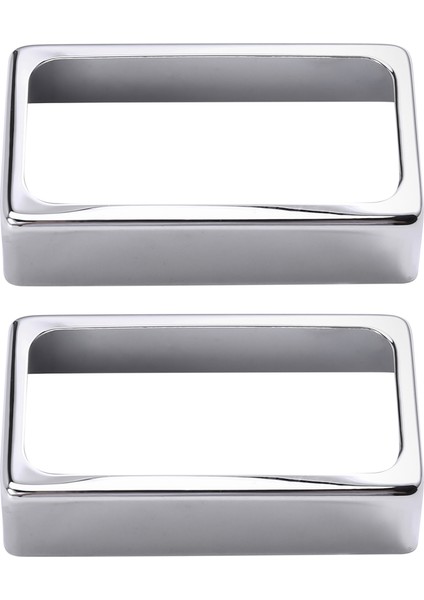 Adet O Şeklinde Pirinç 70X39MM Manyetik Kapakları / Kapak / Kabuk / Üst Elektrik Gitar / Metal Gitar Humbucker Kapakları Krom (Yurt Dışından)