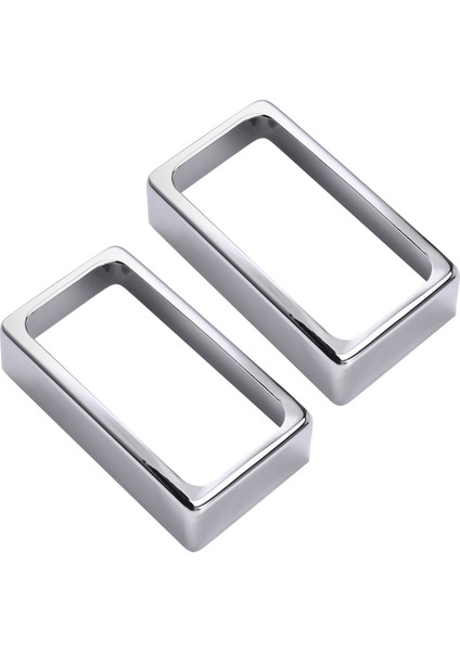 Adet O Şeklinde Pirinç 70X39MM Manyetik Kapakları / Kapak / Kabuk / Üst Elektrik Gitar / Metal Gitar Humbucker Kapakları Krom (Yurt Dışından) modelleri