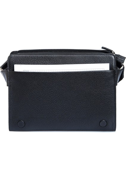 Siyah Hakiki Deri Erkek Çapraz Askılı Çanta - S1AC00002963-A41 fırsatları