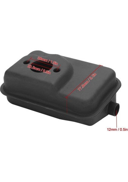 43CC 47CC 49CC Mini Pıt Cep Chopper Quad Kirli Scooter Bisiklet Atv Için Egzoz Borusu Susturucusu Değişimi (Yurt Dışından) fırsatları