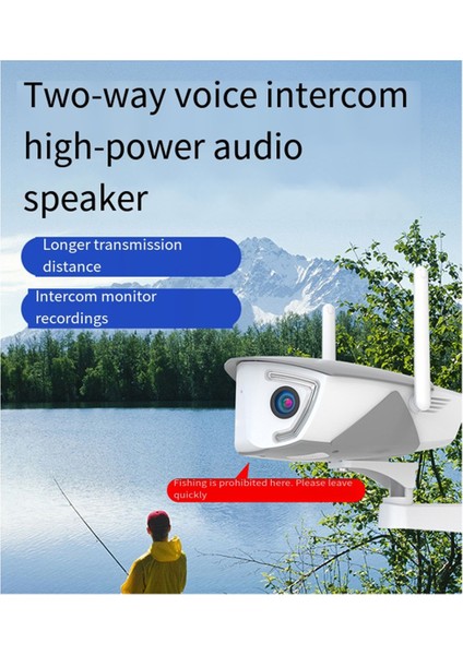 4mp 4g Dış Mekan Wifi Gözetim Kamerası Poe Çift Lensli 180° Ultra Geniş Açı Renkli Gece Görüşlü Güvenlik Kamerası App Ab Fişi (Yurt Dışından) modelleri