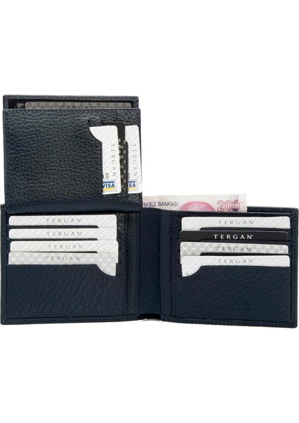 Lacivert Hakiki Deri Erkek Cüzdan - S1CE00001468-A38 fırsatları